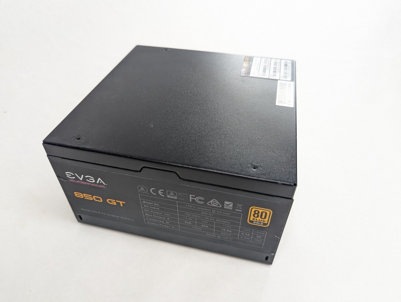EVGA 850GT PSU 80+ Bronze Power Supply Unit 3 EVGA 850GT PSU 80+ Bronze Power Supply Unit - Image 3