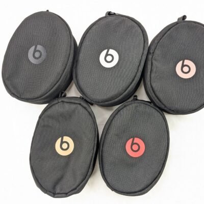 Genuine Beats by Dr.Dre Soft Fabric Zipper Case for Beats Solo 3 4 Headphones