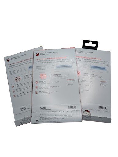 Lot of 3 ZAGG InvisibleShield Glass Screen Protectors Nintendo Switch Open Box - Image 2