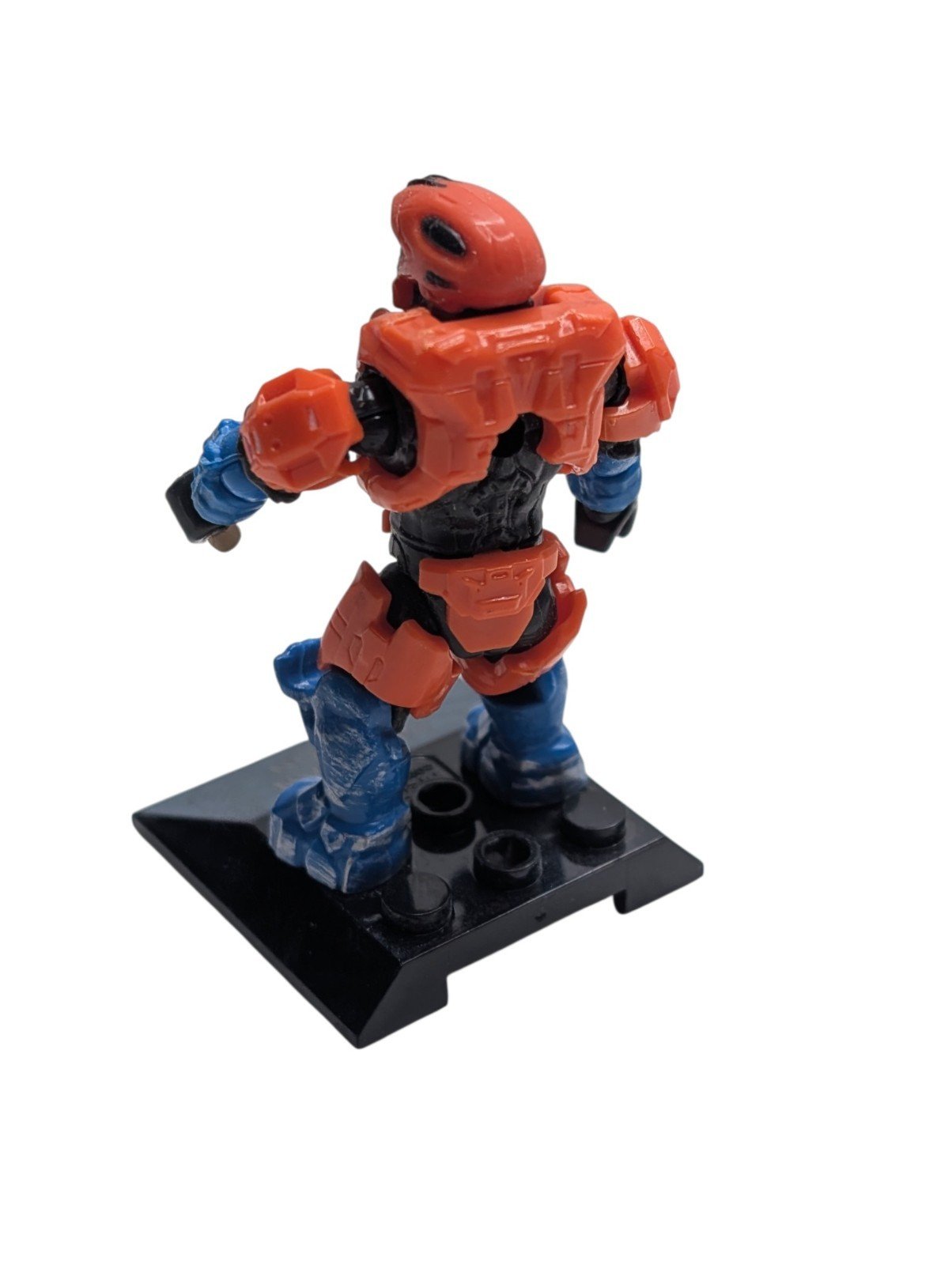 Original Mega Construx Halo Spartan Recon Mini Figure w Display Stand - No Gun - Image 2