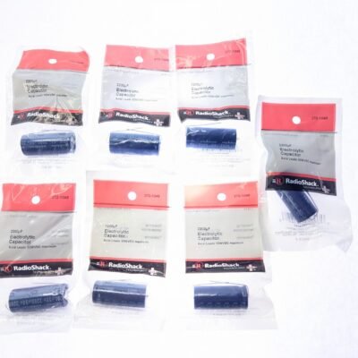 RadioShack 272-1048 2200uF Electrolytic Capacitor 50WVDC, PACK OF 7