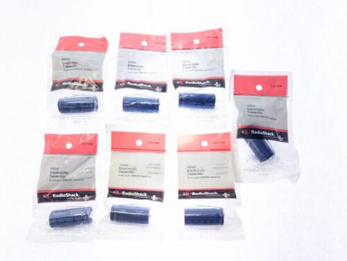 RadioShack 272-1048 2200uF Electrolytic Capacitor 50WVDC, PACK OF 7