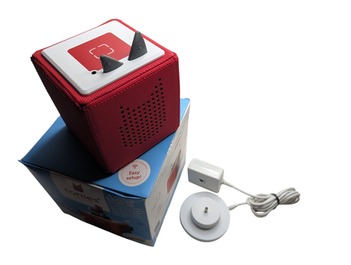 Tonies Toniebox Speaker Starter Set Red w/ Charger & Random Figurine - Pre-owned 1 Tonies Toniebox Speaker Starter Set Red w/ Charger & Random Figurine - Pre-owned