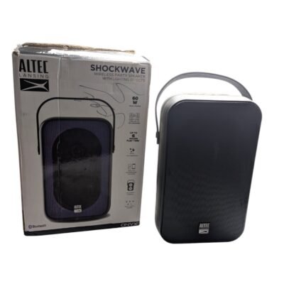Altec Lansing Shockwave IMT7000 60W Bluetooth Party Speaker LED Lights Black Pre