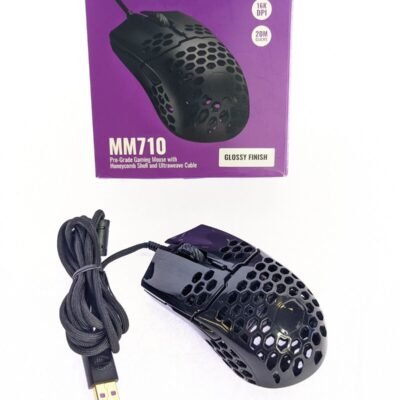 Cooler Master - Master MM710 Wired Optical Gaming Mouse - Black Glossy