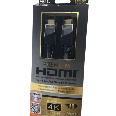 General Electric Ge 4' Ultra HD Pro Premium Cable HDMI