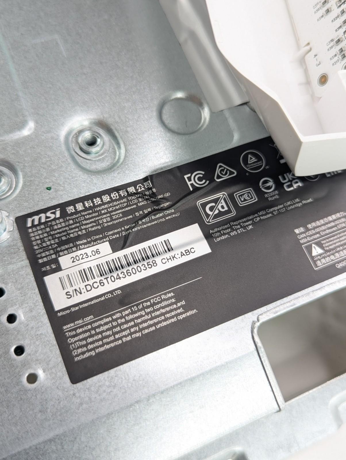 MSI Main Board Assembly USB Board Power Button & LED Light for 3DC6 Monitor 3 MSI Main Board Assembly USB Board Power Button & LED Light for 3DC6 Monitor - Image 3