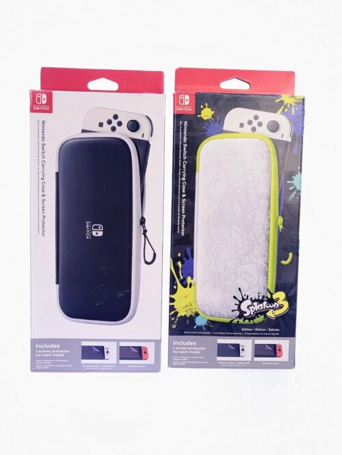 Nintendo Switch Cases & Screen Protectors Splatoon 3 Edition & Black Case