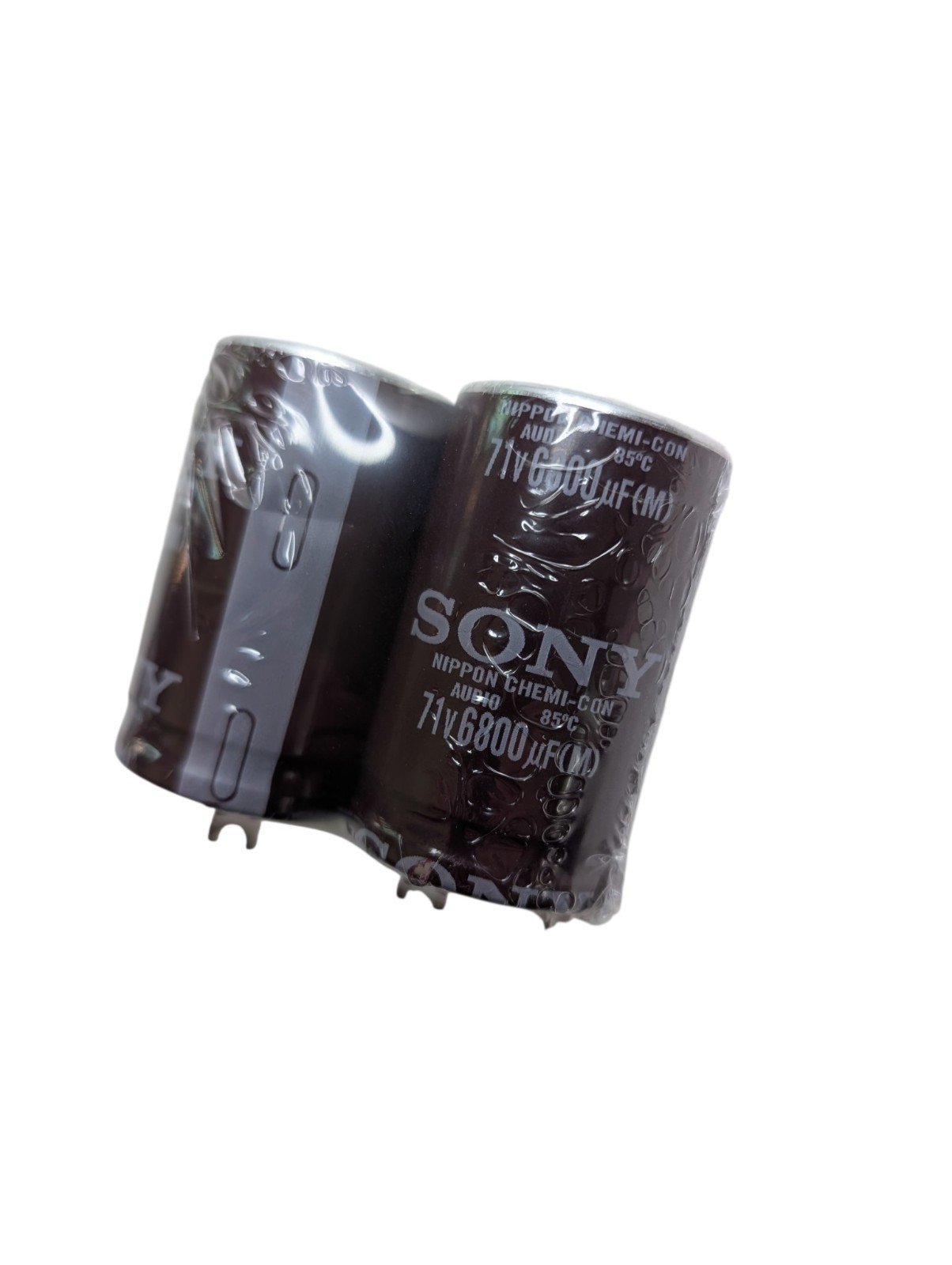 Pack of 2 x Sony Nippon Chemi-Con 71V 6800uF 85C snap-in capacitor