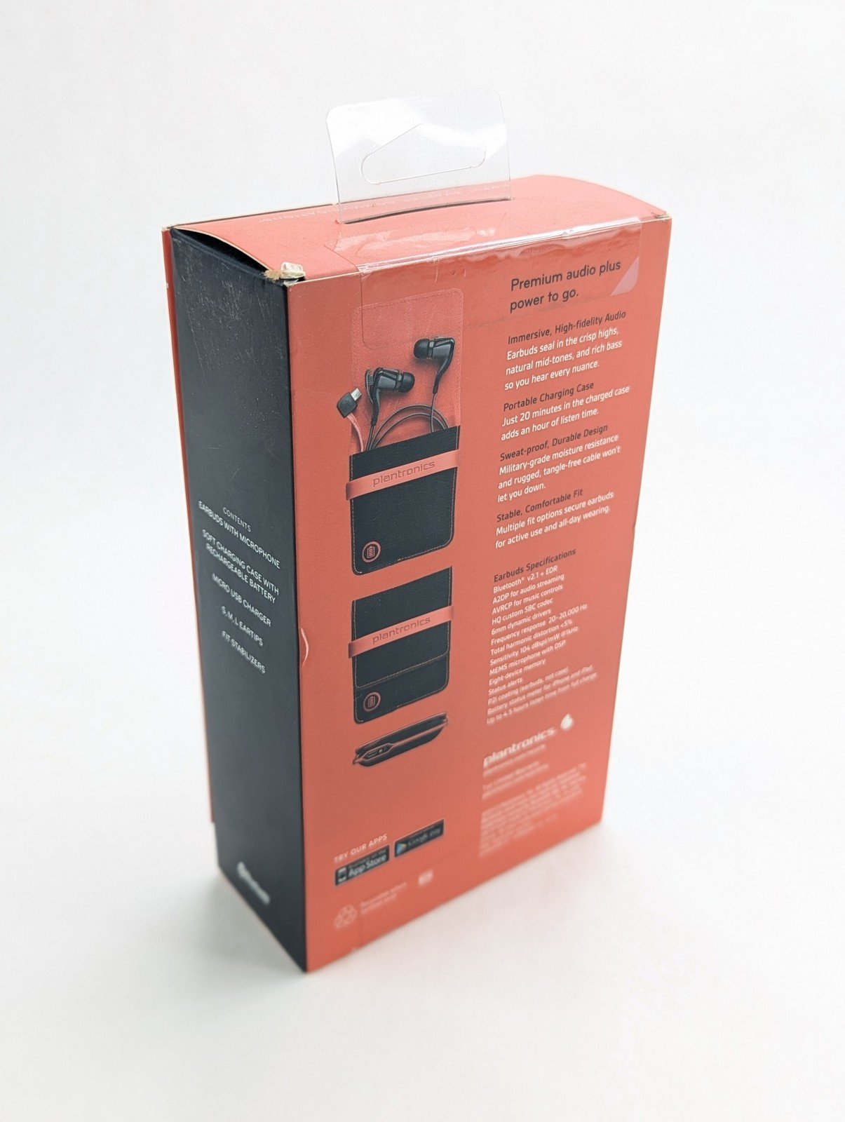 Plantronics BackBeat Go 2 Wireless Hi-Fi Earbud Headphones with Charging Case 5 Plantronics BackBeat Go 2 Wireless Hi-Fi Earbud Headphones with Charging Case - Image 5