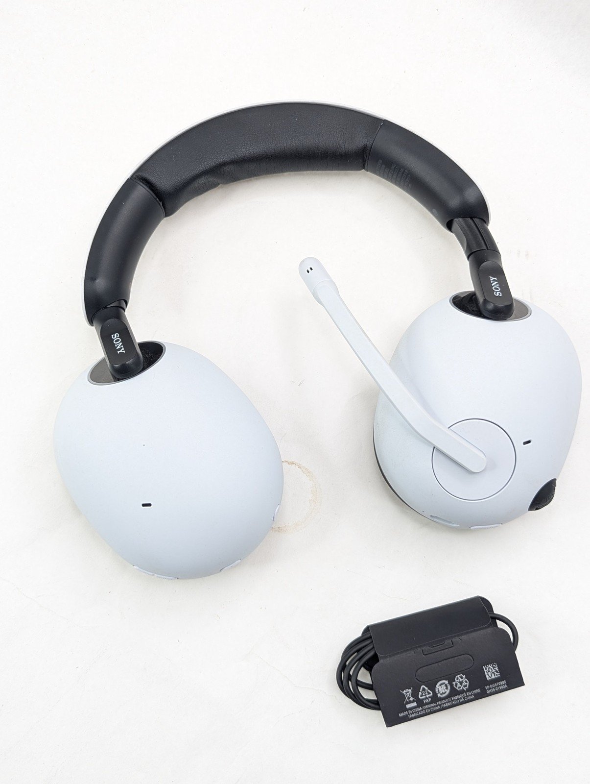 Sony INZONE H9 Bluetooth Wireless Gaming Headset White with WIRELESS USB DONGLE - Image 2