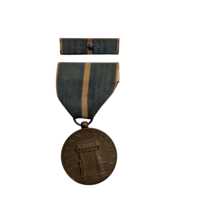 Open Box Central: Discounted Electronics 35 Vintage US Korean Service Medal w/ Ribbon Bar & 1 Star Korean War Militaria