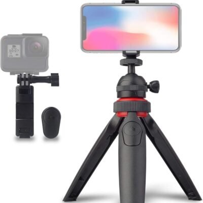 Bluetooth Mini Tripod Android iPhone GoPro Photo Stand - Wireless Remote Shutter
