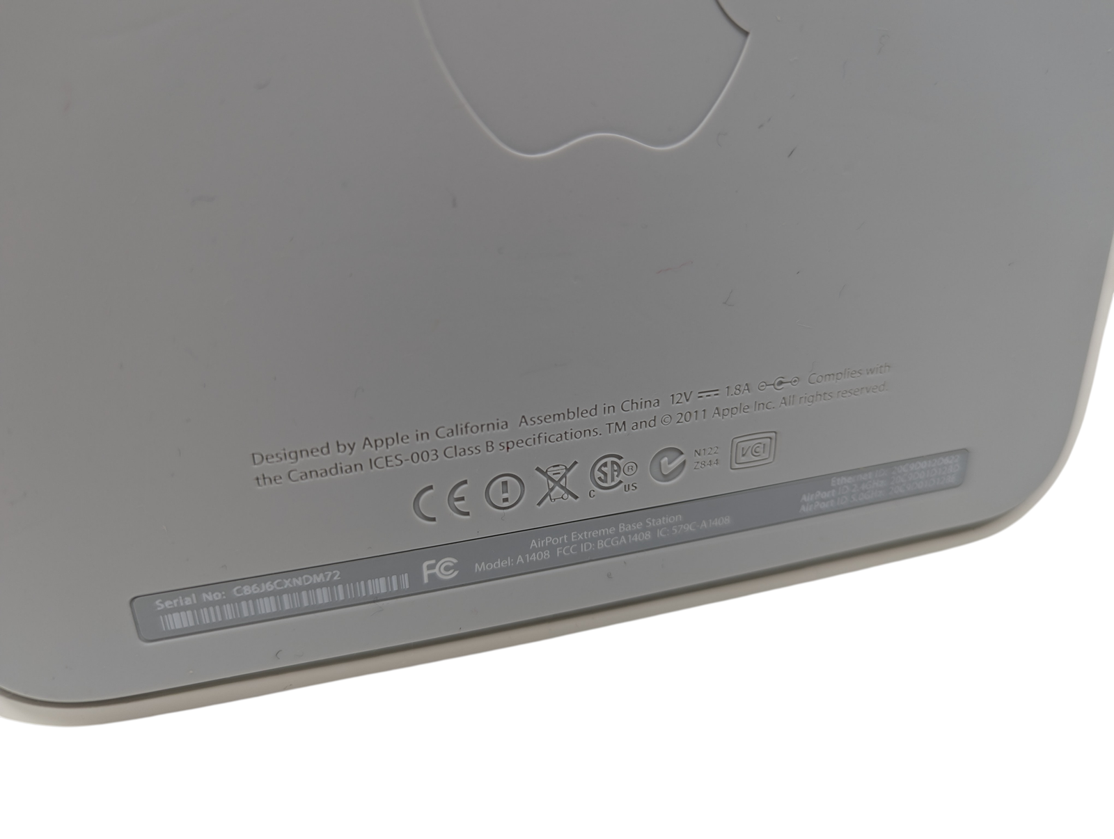 Lot of 4 Apple AirPort Extreme A1408 Dual-Band Wireless Mesh Routers 5 Lot of 4 Apple AirPort Extreme A1408 Dual-Band Wireless Mesh Routers - Image 5