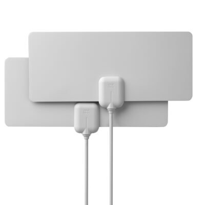 One For All 14502 Indoor Flat HDTV Antennas, 2-Pack