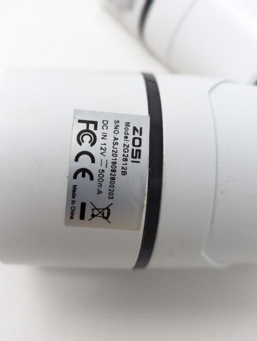 PACK OF 4x ZOSI WIRED SECURITY CAMERAS MODEL ZG2612B - Image 4