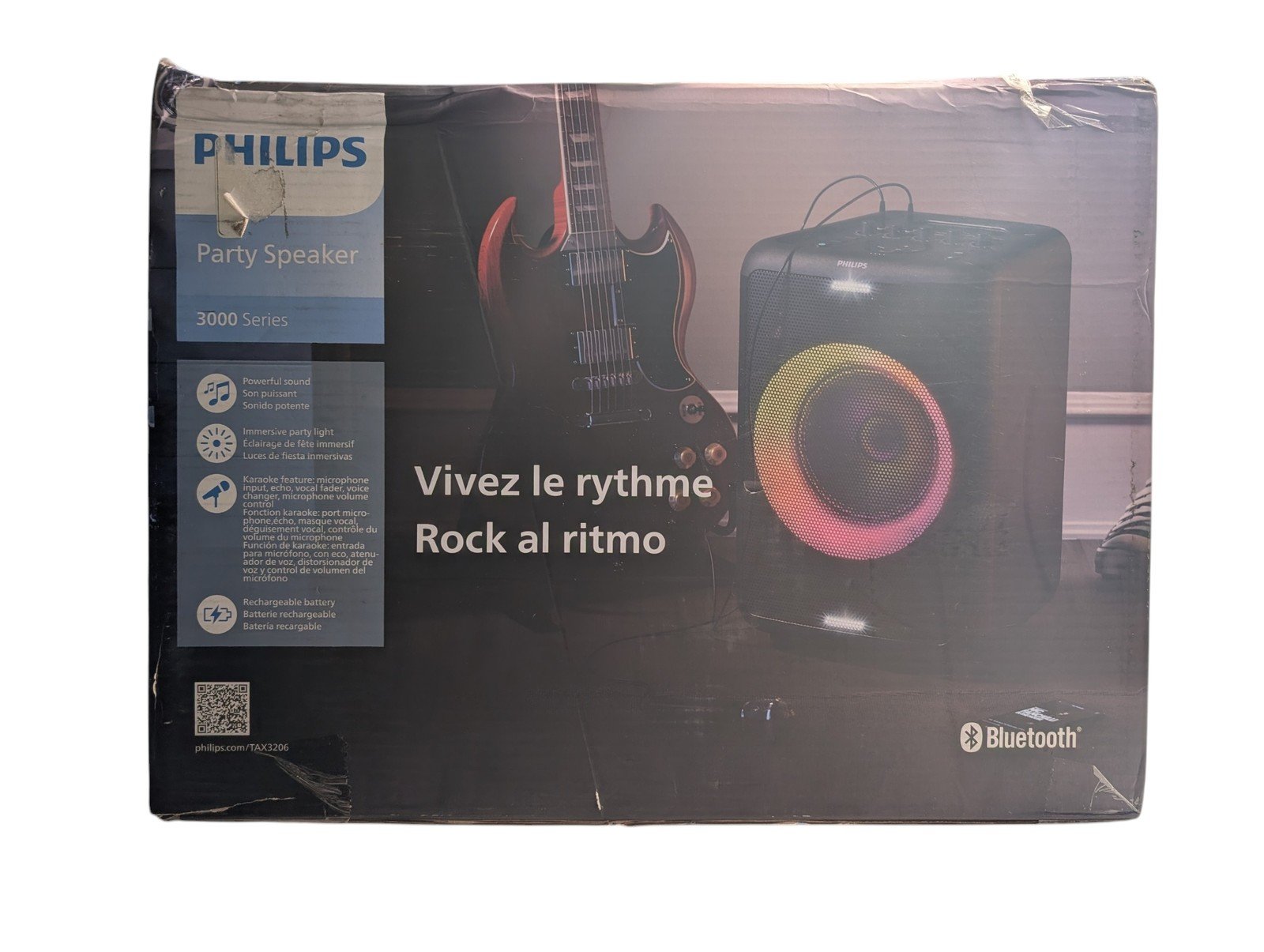 Philips TAX3206/37 Party Speaker 3000 Series - Black