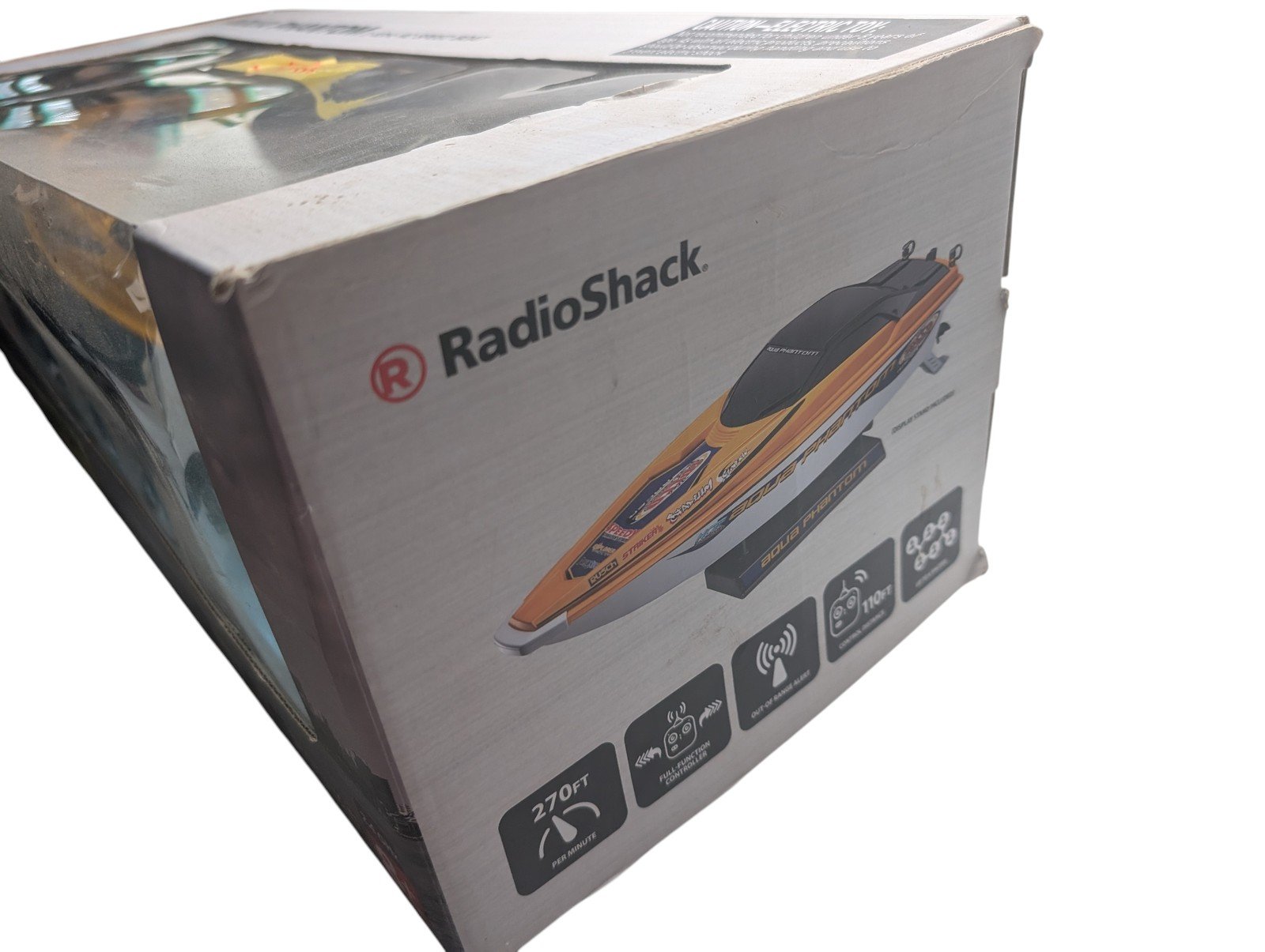 RadioShack Aqua Phantom 2.4GHz RC Speed Boat RTR Open Box - Image 2