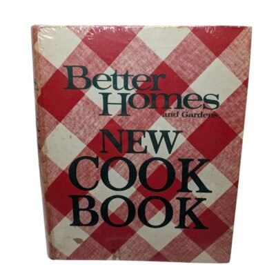 Vintage Better Homes and Gardens New Cook Book 1976 Spiral Hardcover Plaid