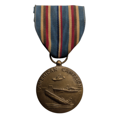 Open Box Central: Discounted Electronics 33 WWII American Campaign Medal with Ribbon Full Size Original US Military