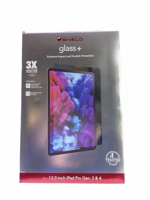 ZAGG - InvisibleShield Glass+ Screen Protector for Apple iPad Pro 12.9"