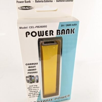 Dantona Portable Gold Power Bank External Battery 2600 mAh - CEL-PB2600G