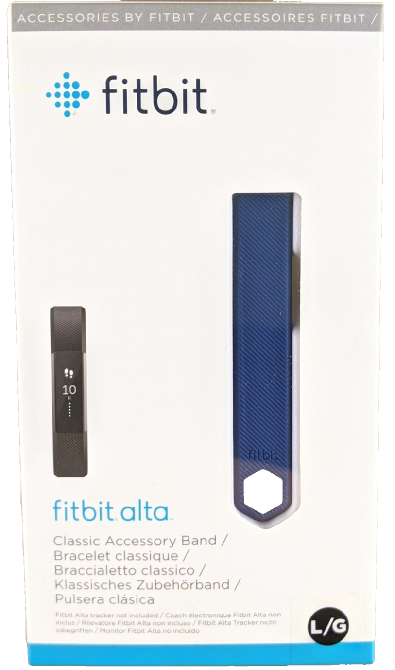 Fitbit FB158ABBUL Alta Classic Band Blue Size Large 1 Fitbit FB158ABBUL Alta Classic Band Blue Size Large