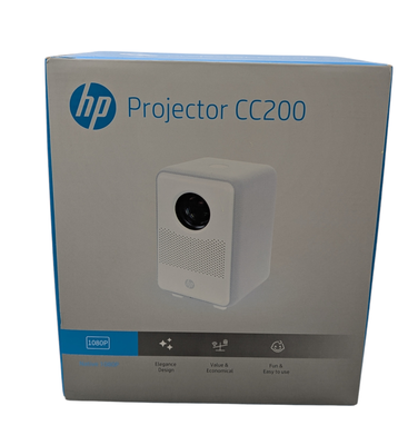 HP CC200 Citizen Cinema Full HD 1080p Digital Projector - NO FABRIC SCREEN