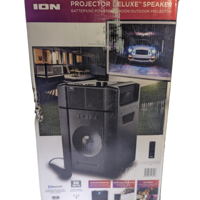 ION Audio Projector Plus LED Projector Speaker - Black