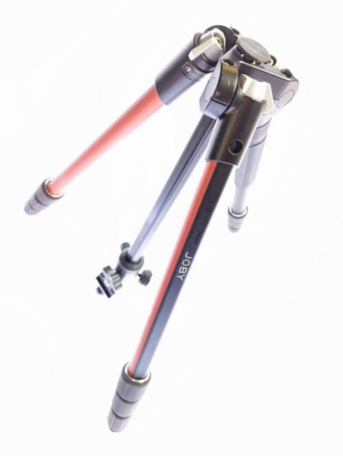 JOBY RangePod Tripod for Camera & Vlogging (Red) - TRIPOD ONLY - NO MOUNT PLATE - Image 3