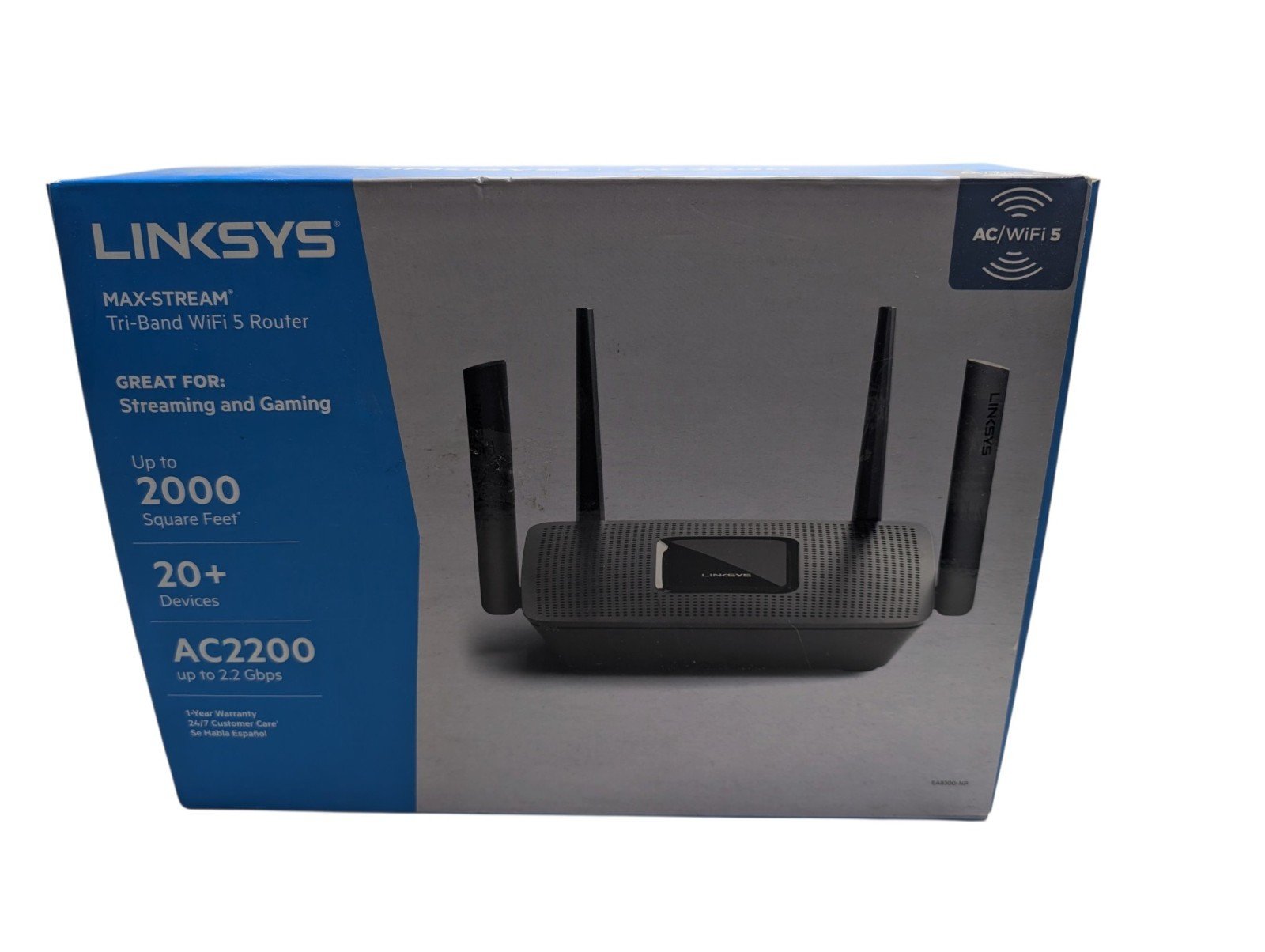 Linksys EA8300 AC2200 Tri-Band Gigabit WiFi Router- IMPORTANT - OpenWrt Firmware - Image 2