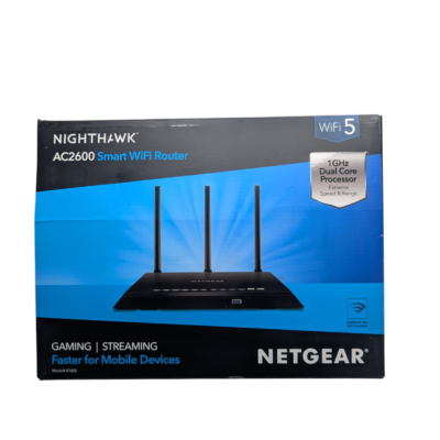 Open Box Central: Discounted Electronics 7 NETGEAR Nighthawk AC2600 Smart WiFi Router R7400 Dual Band Gigabit MU-MIMO