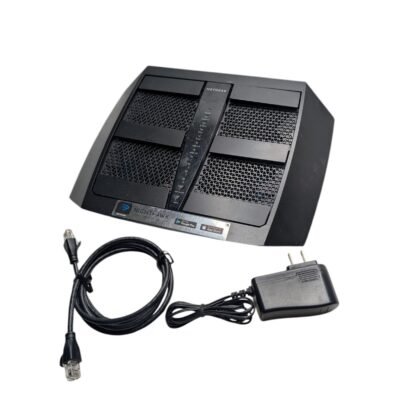 NETGEAR Nighthawk X6 R8000 AC3200 Tri-Band WiFi Router w/ Adapter & Cable