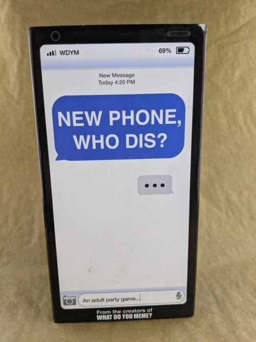 New Phone, Who Dis? Party Game from creators of What Do You Meme?