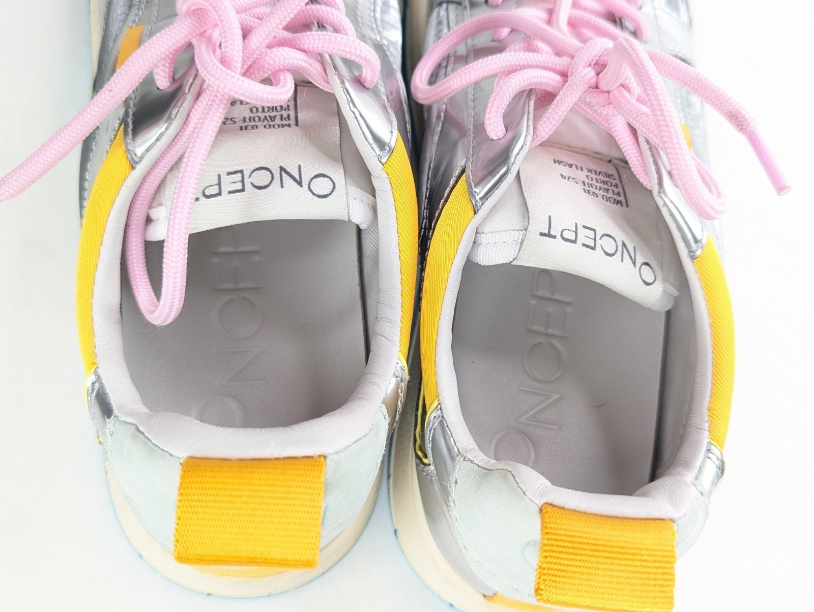 Oncept Porto Silver Flash Women Sneakers Mod.031 Playoff S24 - Size 7 7 Oncept Porto Silver Flash Women Sneakers Mod.031 Playoff S24 - Size 7 - Image 7