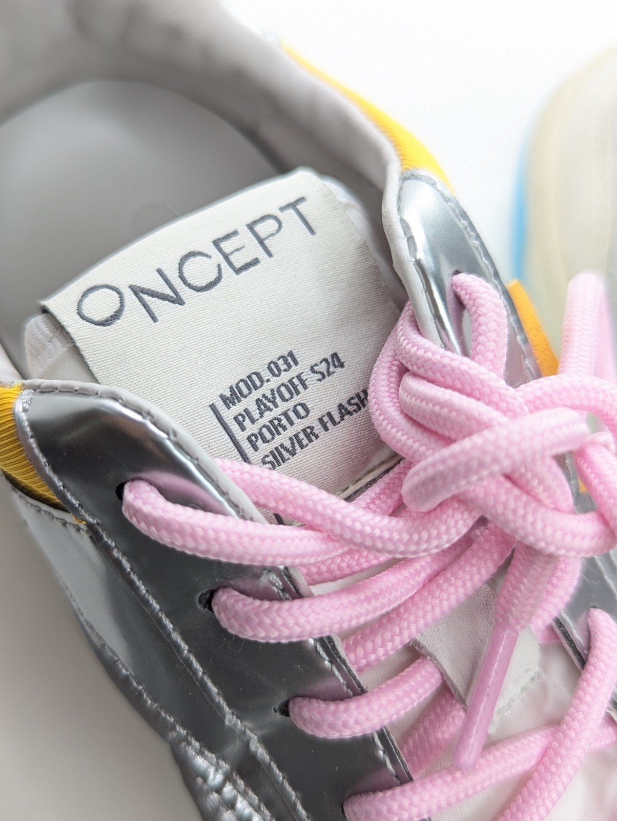 Oncept Porto Silver Flash Women Sneakers Mod.031 Playoff S24 - Size 7 8 Oncept Porto Silver Flash Women Sneakers Mod.031 Playoff S24 - Size 7 - Image 8