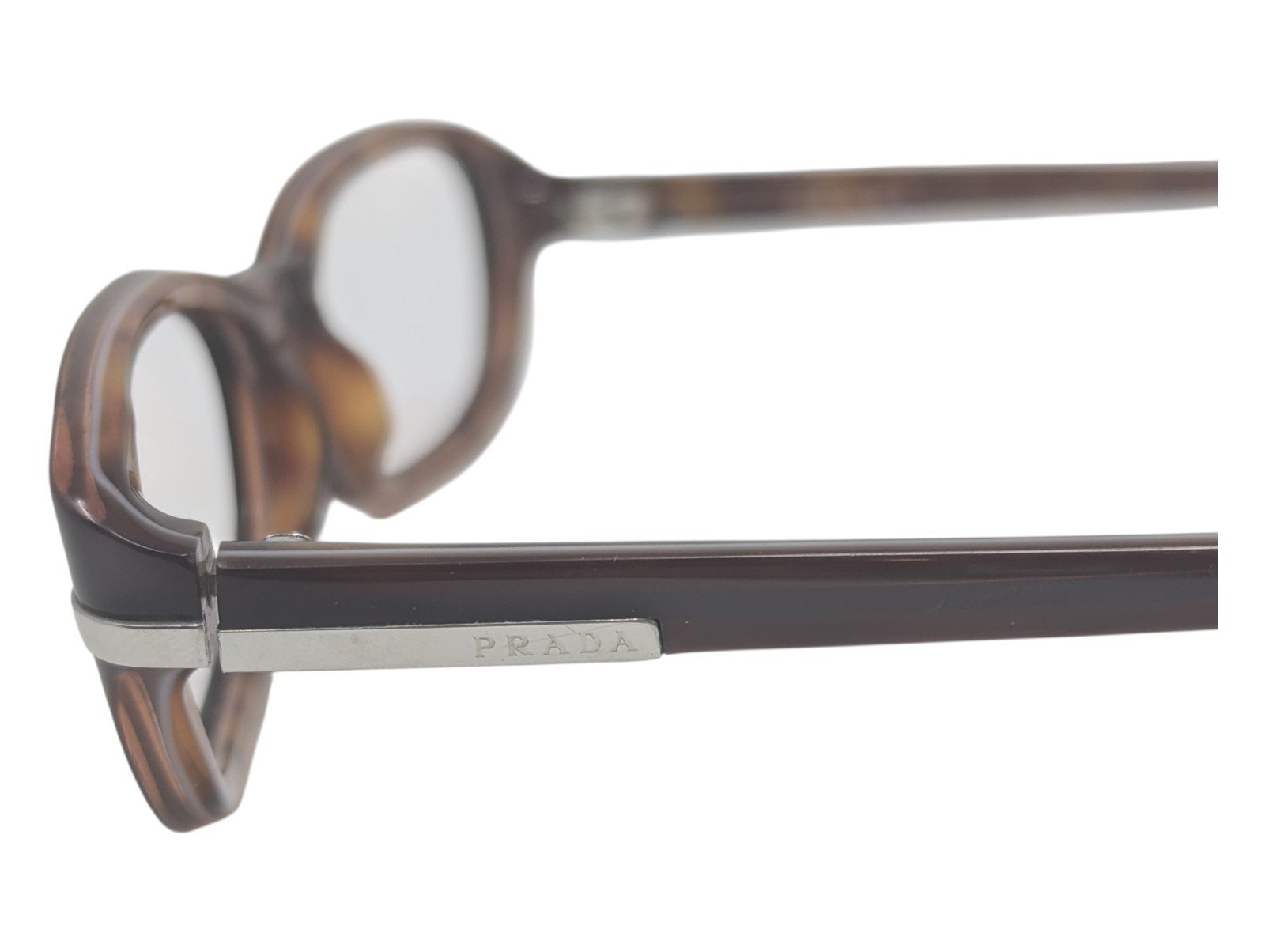 Prada VPR 13G 70I-101 Brown Havana 52-16-135 Eyeglasses Frame Only - No Lenses 8 Prada VPR 13G 70I-101 Brown Havana 52-16-135 Eyeglasses Frame Only - No Lenses - Image 8