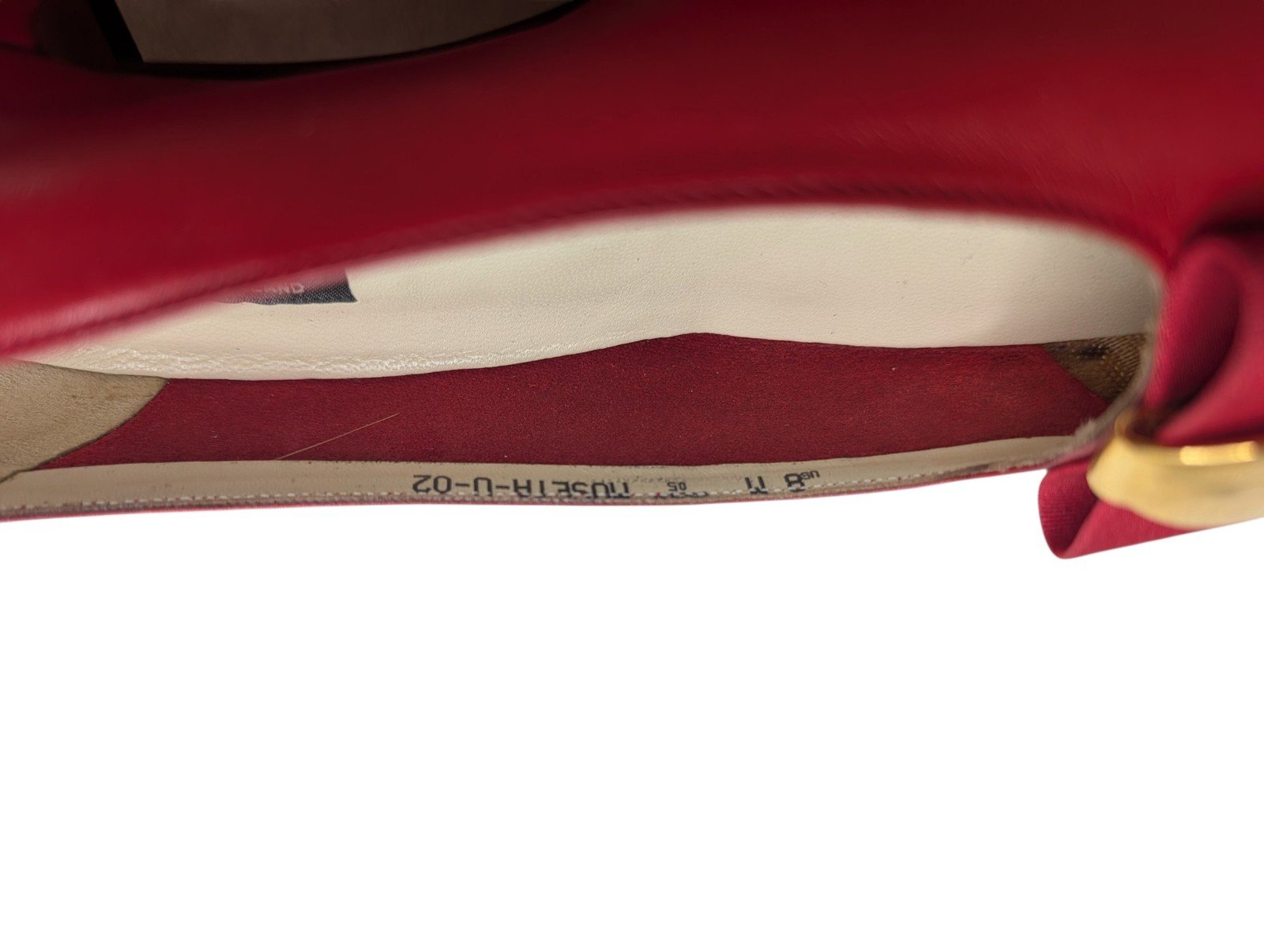 Bally Museta Red Leather Bow Flats Shoes Womens US 8 M Switzerland - Image 3