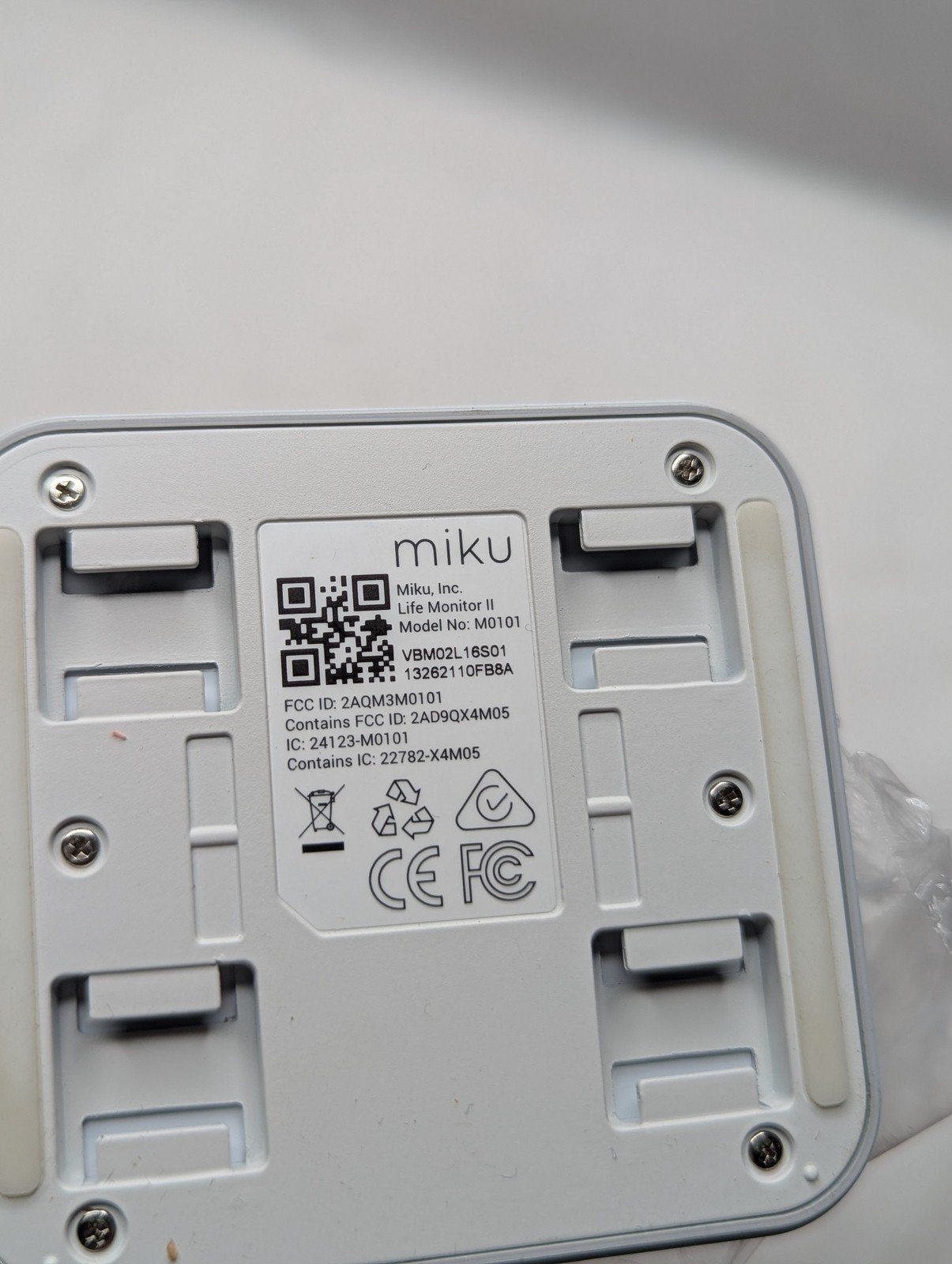 Miku Life Monitor II Smart Baby Monitor - White 5 Miku Life Monitor II Smart Baby Monitor - White - Image 5