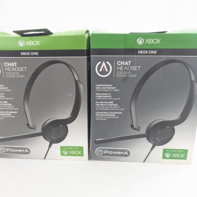 Pack of 2 X PowerA Chat Headsets for Xbox One -Black