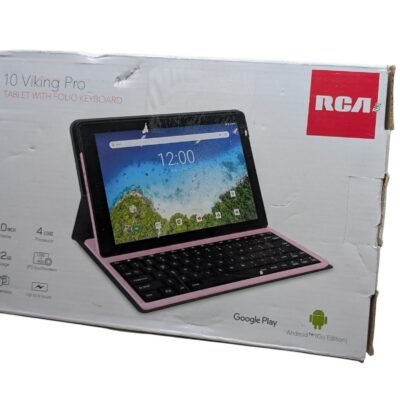 RCA 10 Viking Pro 10.1" 32GB Android Tablet Pink Folio Keyboard Open Box