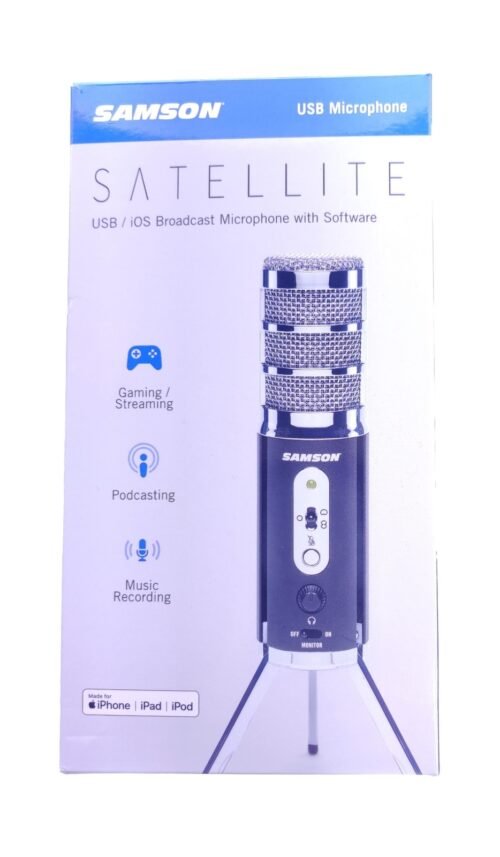 Samson SASATHD Satellite iOS/USB Broadcast Microphone