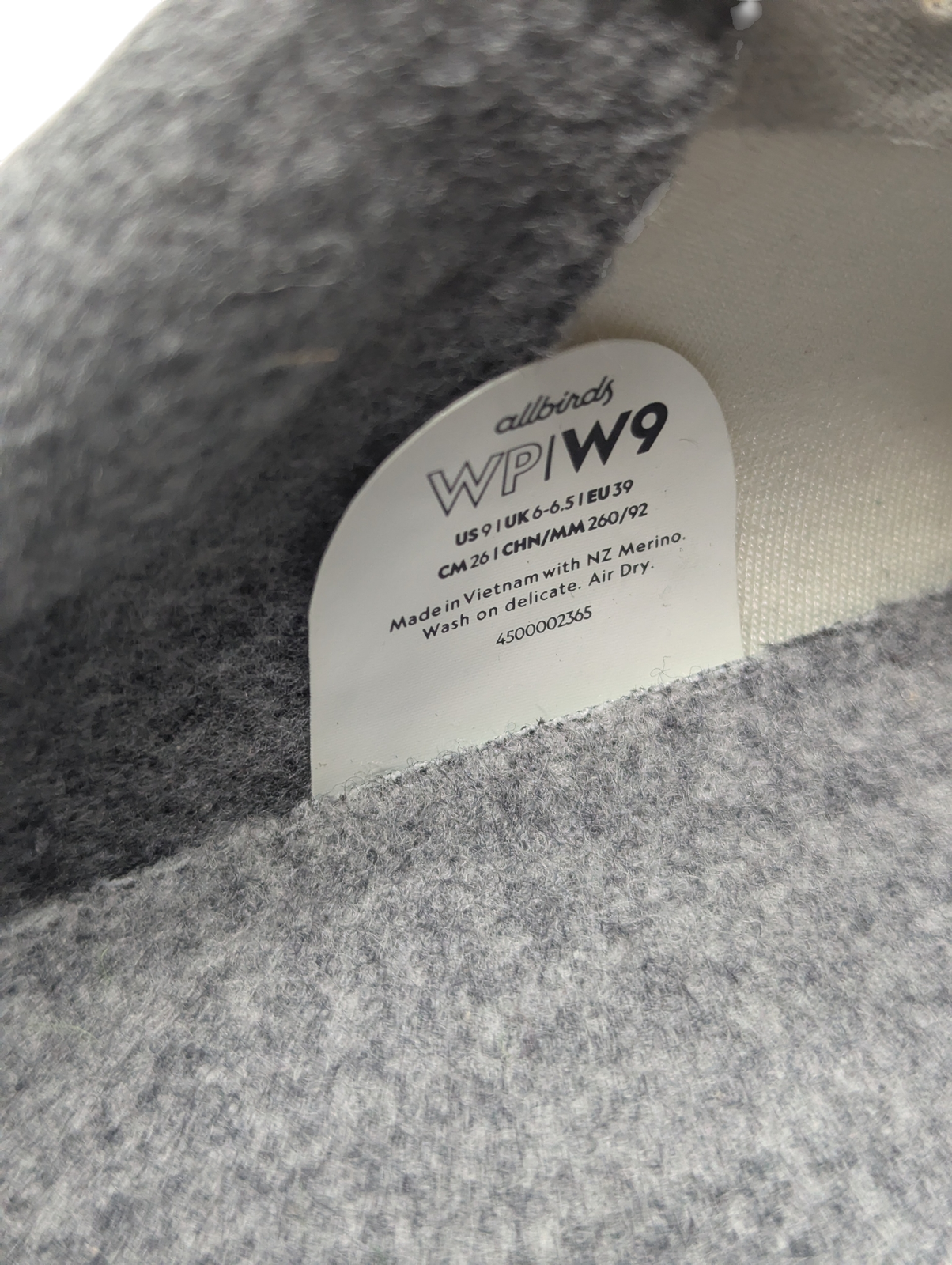 Allbirds Wool Runner Women's Sneakers Gray Merino Wool Size W9 US 9 EU 39 6 Allbirds Wool Runner Women's Sneakers Gray Merino Wool Size W9 US 9 EU 39 - Image 6