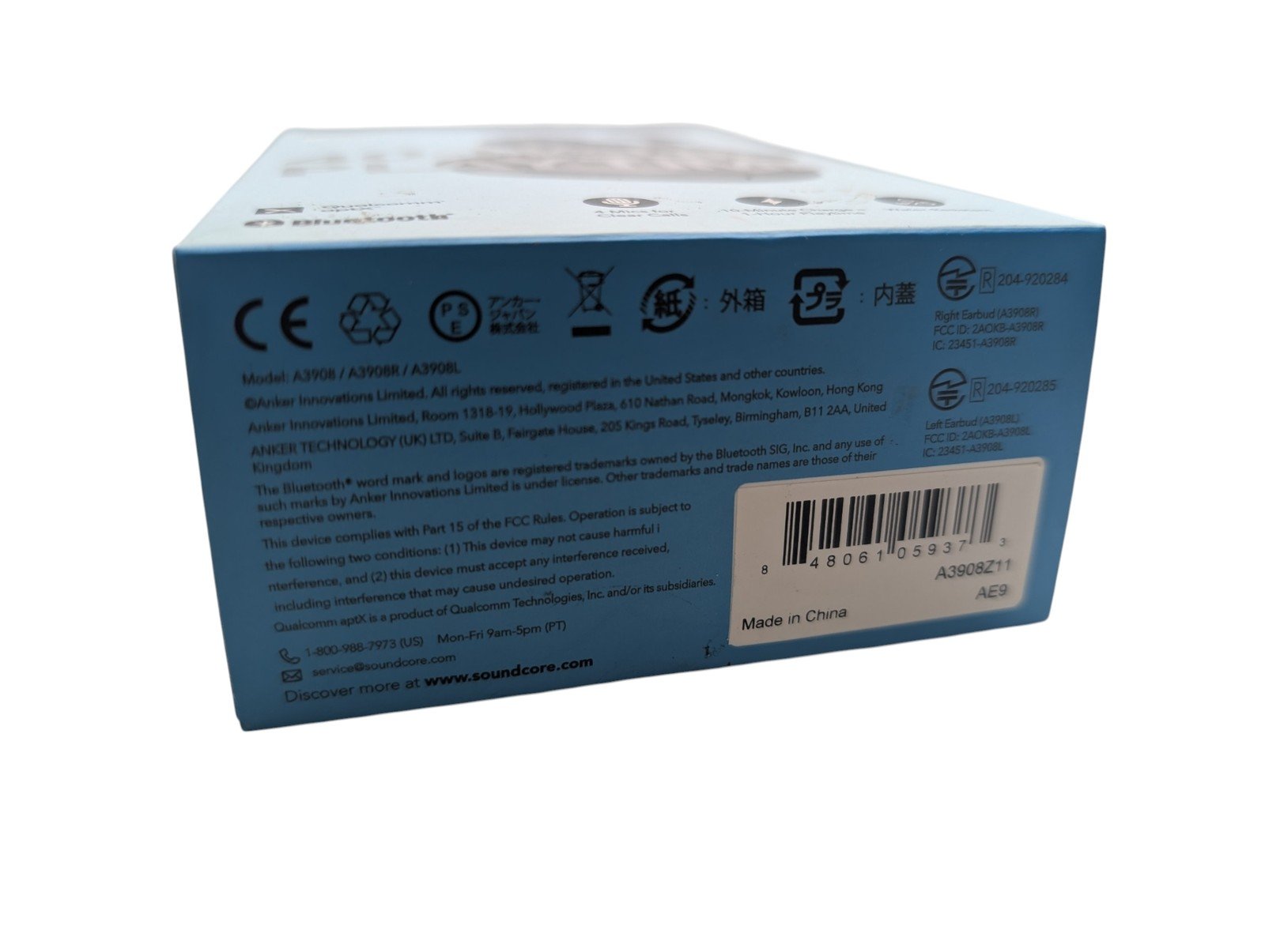 Anker Soundcore Life Note True Wireless Earbuds White A3908 New in Box - Image 2