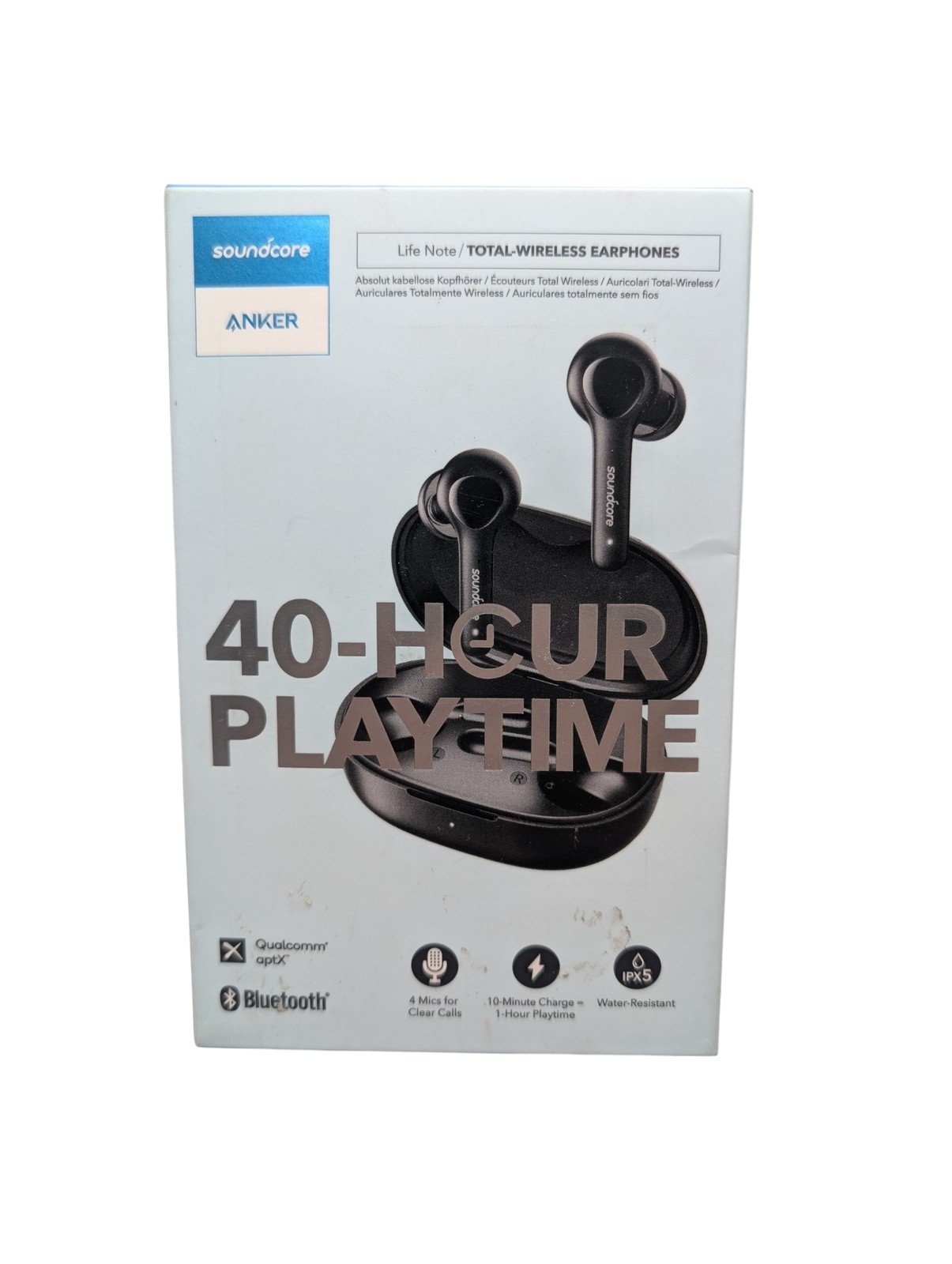 Anker Soundcore Life Note True Wireless Earbuds White A3908 New in Box