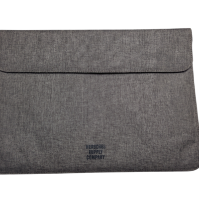 Open Box Central: Discounted Electronics 17 Herschel Spokane 13 inch Laptop Sleeve Raven Crosshatch Gray Magnetic Closure