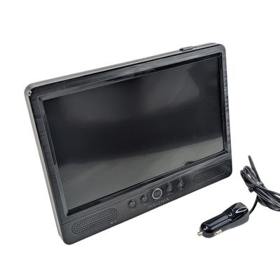 Insignia 10" Travel Portable Car DVD Player with Kickstand NS-DD10PDVD19 BLACK