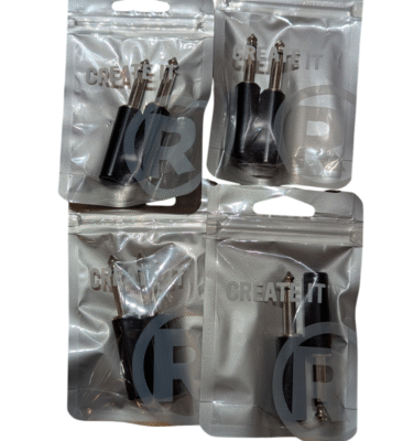 PACK OF 4x Radioshack 274-1536 Solderless Mono 1/4" Phone Plug