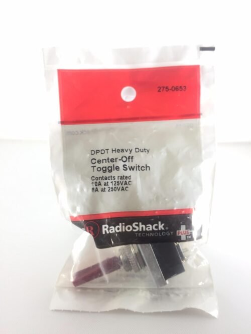 RadioShack DPDT SW/NUTRL CTR 2750653