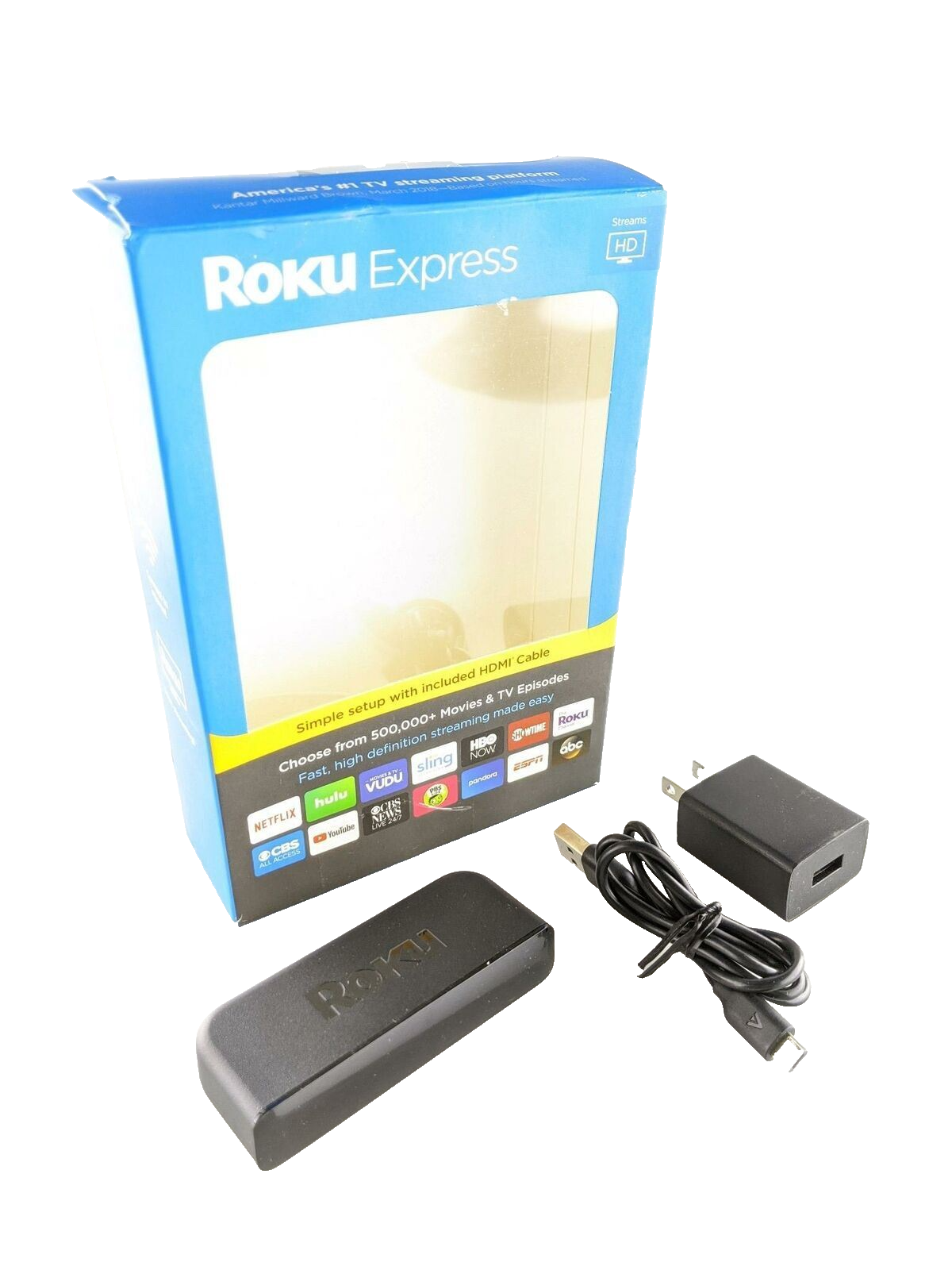 Roku Express 3900RW 6Gen HD High Definition Media Streamer NO REMOTE 1 Roku Express 3900RW 6Gen HD High Definition Media Streamer NO REMOTE